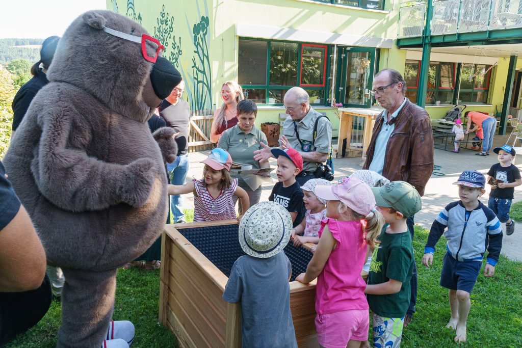 Übergabe Hochbeete an Kindergärten in Mihla und Creuzburg, 12.08.2025