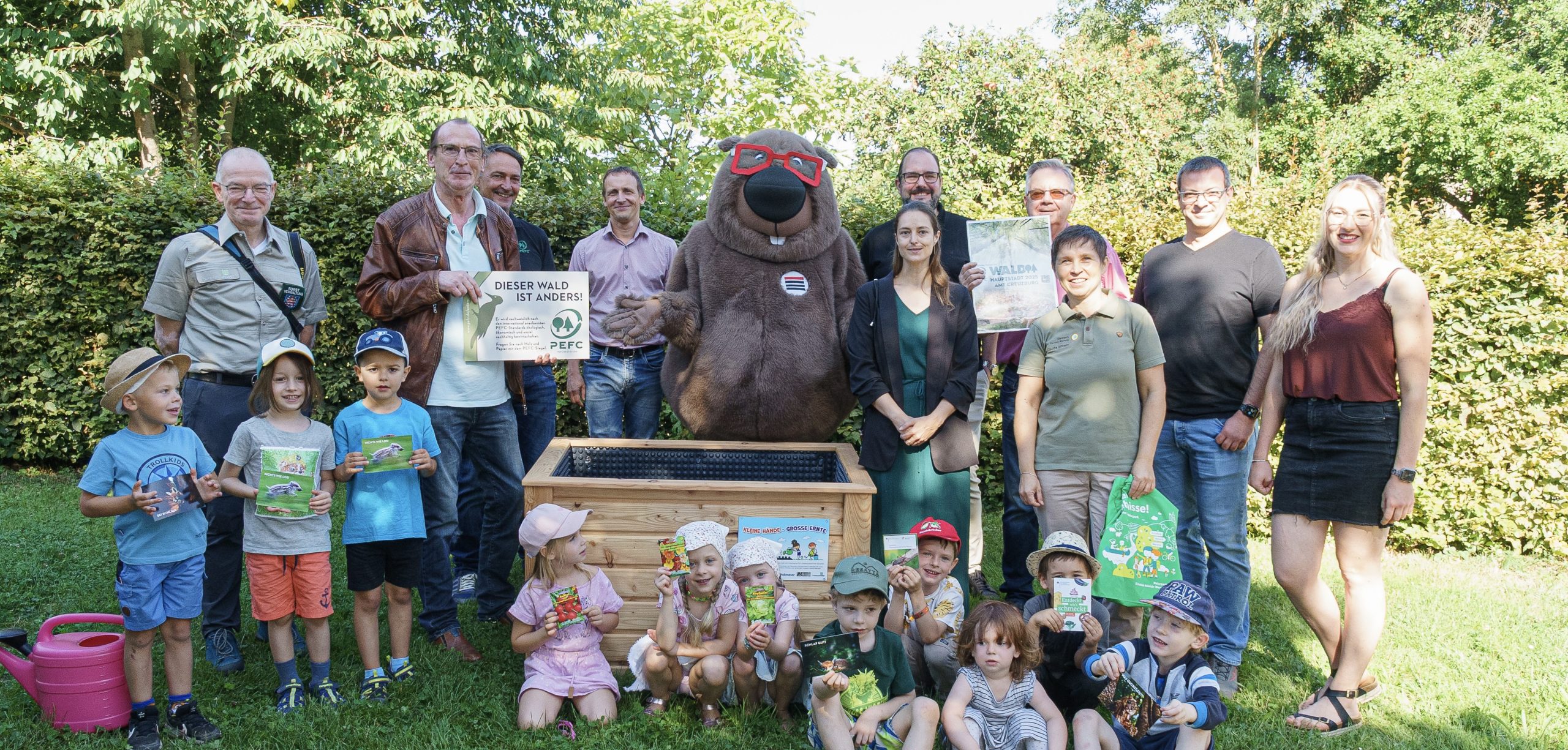 Übergabe Hochbeete an Kindergärten in Mihla und Creuzburg, 12.08.2025